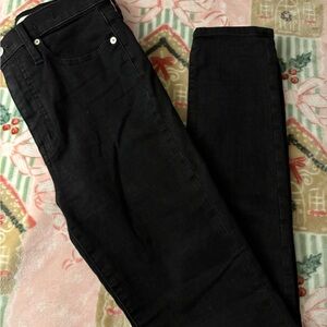 Madewell Women's Black Skinny Jeans
